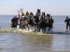 Reddingsboot komt uit zee